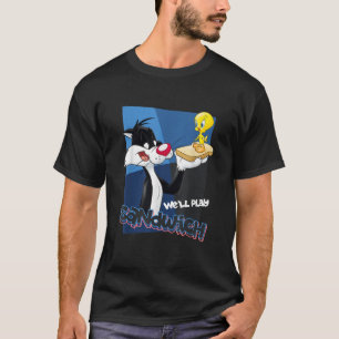 T-shirt Looney Tunes Sylvester Tweety Sandwich