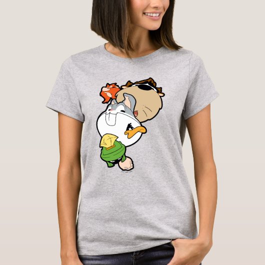 T-shirt LOONEY TUNES™ Têtes massives stylisées (Devant)