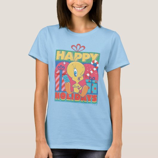 T-shirt LOONEY TUNES™ | TWEETY™ Joyeuses fêtes (Devant)