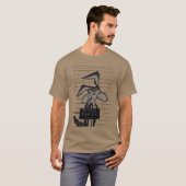 T-shirt Looneyunes Wile E Coyote Busted Short Sleeve Small (Devant entier)
