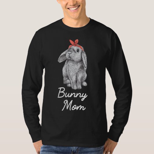 T-shirt Lop Earny lapin lapin maman Dessin (Devant)