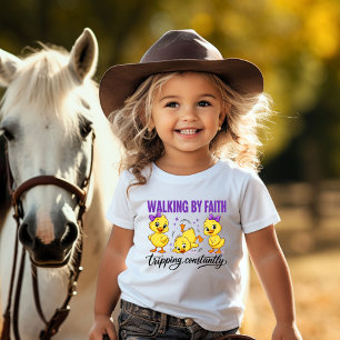 T-shirt 'Lopen in geloof' voor peuters
