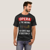 T-shirt L'Opéra de la réponse (Devant entier)