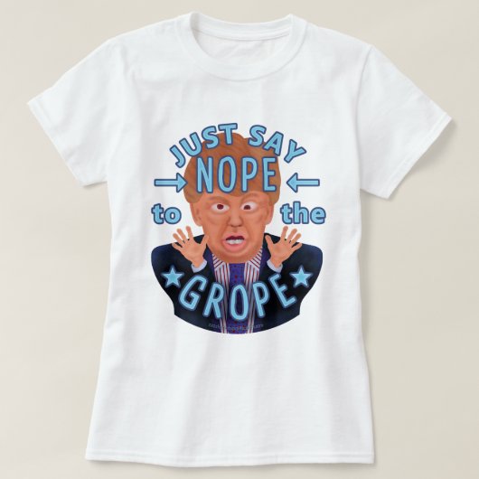 T-shirt L'opposition à Donald Trump lors des élections de  (Design devant)