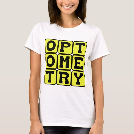 T-shirt L'optométrie, la science du regard (Devant)