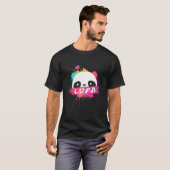 T-shirt LORA - Beau Nom De Fille Avec Panda Adorable (Devant entier)