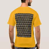 T-shirt L'Orange ethnique de papa (Dos)