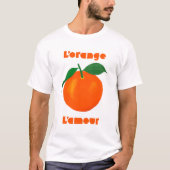 T-shirt L'Orange L'amour (Devant)