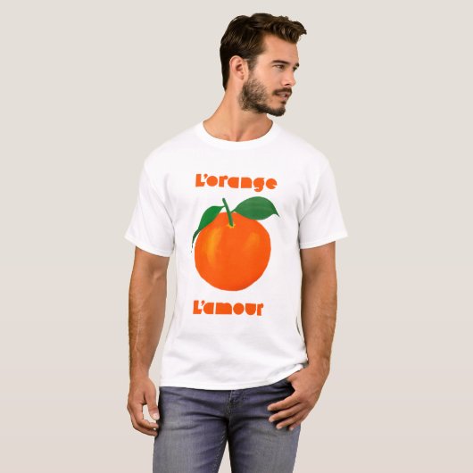 T-shirt L'Orange L'amour (Devant entier)
