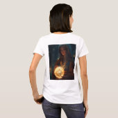 T-shirt L'Orbe du Mystère : Lumière dans ses mains (Dos entier)