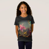 T-Shirt L'orchidée de Cattleya et trois colibris Heade (Devant entier)