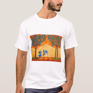T-shirt Lord krishna danse avec radha