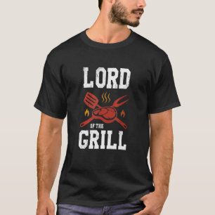 T-shirt Lord Of The Grill Barbecue Dit Papa Grand-Père 1