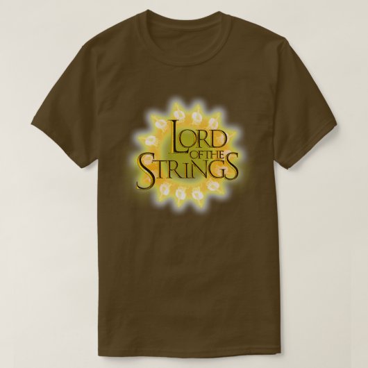 T-shirt Lord Of The Strings Violon et Cello Musician Don (Design devant)