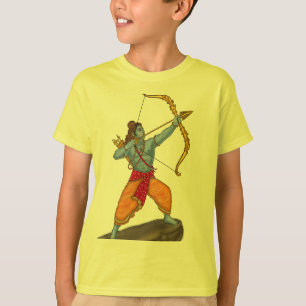 T-Shirt Lord Rama – Art dévotionnel hindou Shri Ra