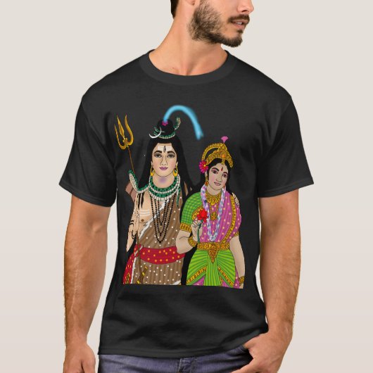 T-Shirt Lord Shiv Parvati (Devant)