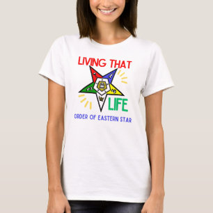 T-shirt L'Ordre de la chemise étoilée orientale pour OES C