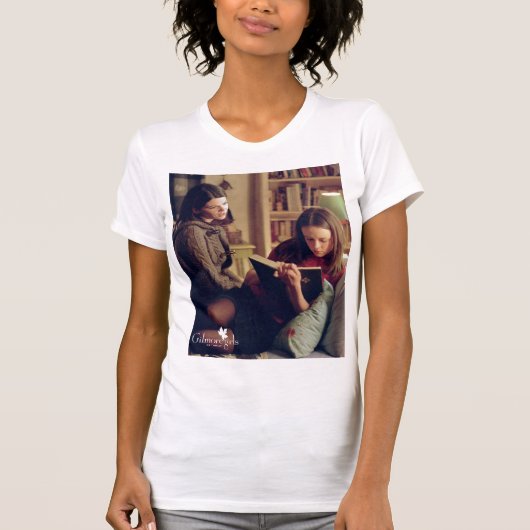T-shirt Lorelai et Rory assis dans la chambre (Devant)