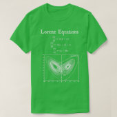 T-shirt Lorenz Equation papillon effet Chaos Théorie Vint (Design devant)