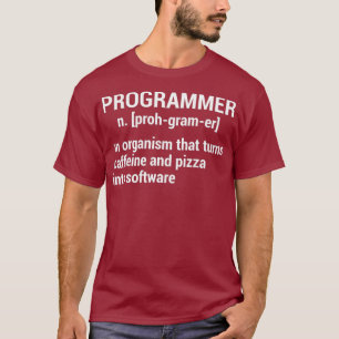 T-shirt L'organisme programmeur transforme la caféine en 