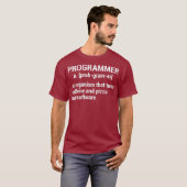 T-shirt L'organisme programmeur transforme la caféine en p (Devant entier)
