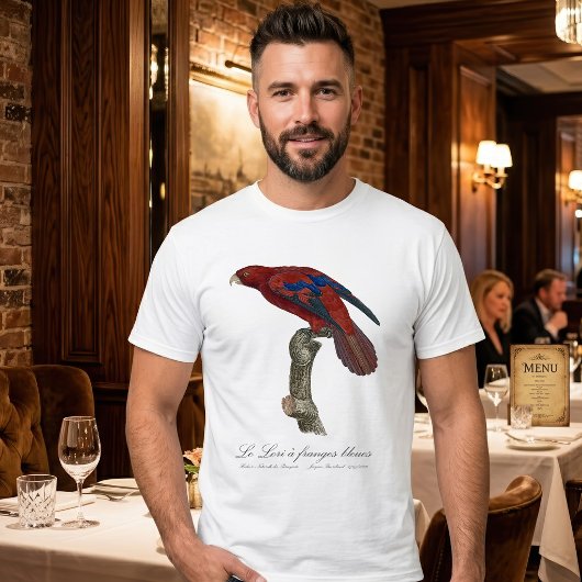 T-shirt Lori à queue brune, Trichoglossus borneus