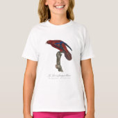 T-shirt Lori à queue brune, Trichoglossus borneus (Devant)