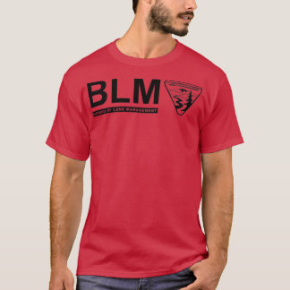 T-shirt L'original BLM Bureau of Land Management BLACK 4