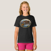 T-shirt L'orignal dans le pré (Devant entier)
