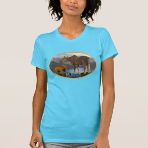 T-shirt L'orignal dans le pré