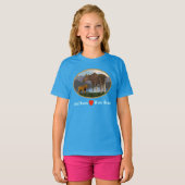 T-shirt L'orignal dans le pré (Devant entier)