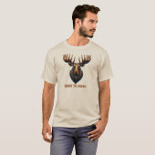 T-shirt L'orignal né à Roam (Devant entier)