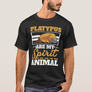T-shirt L'ornithorynque est mon animal spirituel  Mammifèr