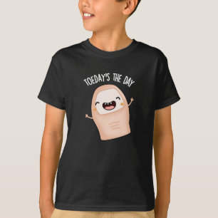 T-shirt L'orteil du jour est arrivé Drôle de jeu de mots s