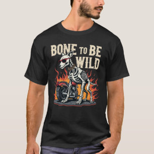 T-shirt L'os à être sauvage Amoureux des chiens d'Hallowee