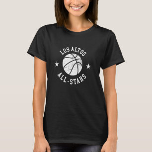 T-shirt Los Altos Vintage All-Stars Retro 80s Basketball