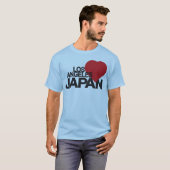 T-shirt Los Angeles aime le Japon (Devant entier)