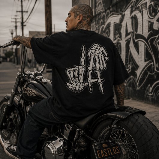 T-shirt Los Angeles Back-Hit