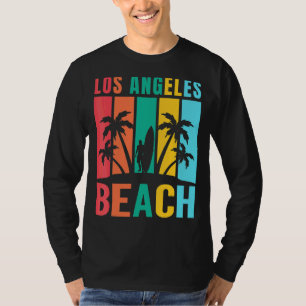 T-shirt Los Angeles California Beach Surf Vacances d'été