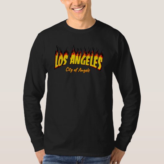 T-shirt Los Angeles California City Of Angels (Devant)
