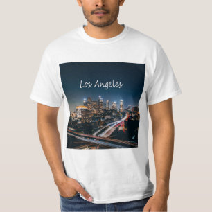 T-shirt Los Angeles California City Skyline la nuit