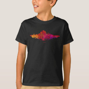 T-shirt Los Angeles City Skyline couleur