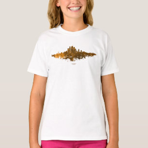 T-shirt Los Angeles City Skyline - Orange