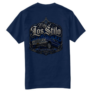 T-shirt Los Angeles construite et non achetée avec
