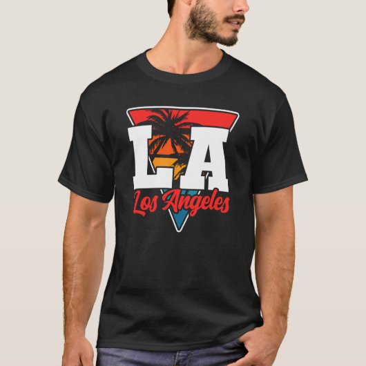 T-shirt Los Angeles LA California 18 (Devant)