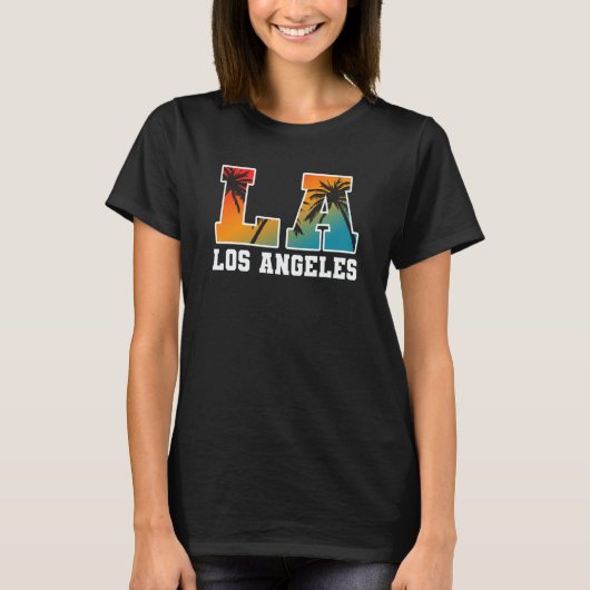T-shirt Los Angeles LA California  27 (Devant)