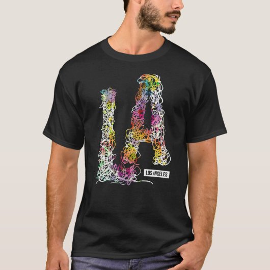 T-shirt Los Angeles LA California Gift Premium (Devant)