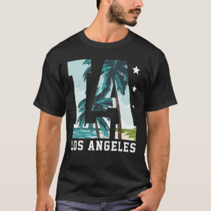 T-shirt Los Angeles La California Retro Vintage Los Angele