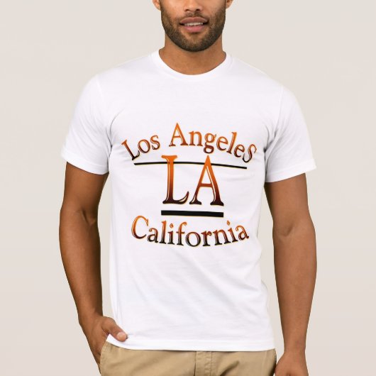 T-shirt Los Angeles la Californie (Devant)