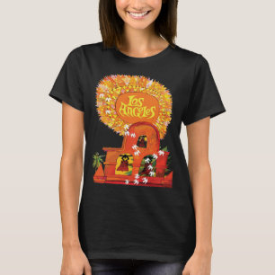 T-shirt Los Angeles Mission Orange Retro Voyage